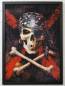 Preview: Anne Stokes, Pirate Skull, 60x85cm, 60 Farben, eckige Steine, Vollbild