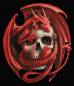 Preview: Anne Stokes, Skull Embrace, 60x70cm, 55 Farben, runde Steine, Vollbild