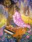 Preview: Josephine Wall, Melody in Pink, 100x75cm, 275 Farben, runde Steine, Vollbild