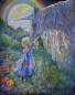 Preview: Josephine Wall, Unicorn Kiss, 100x80cm, 225 Farben, runde Steine, Vollbild