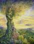 Preview: Josephine Wall, Nature`s Embrace, 100x78cm, 275 Farben, eckige Steine, Vollbild