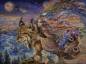 Preview: Josephine Wall, Flight of the Lynx, 100x75cm, 165 Farben, runde Steine, Vollbild