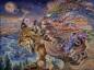 Preview: Josephine Wall, Flight of the Lynx, 90x67cm, 165 Farben, eckige Steine, Vollbild