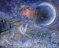 Preview: Josephine Wall, Luna, 90x73cm, 150 Farben, eckige Steine, Vollbild