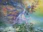 Preview: Josephine Wall, Joie de Vivre, 90x67cm, 220 Farben, eckige Steine, Vollbild