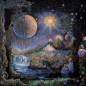 Preview: Josephine Wall, Doorway to the Stars, 95x95cm, 160 Farben, runde Steine, Vollbild