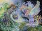 Preview: Josephine Wall, Magical Meeting, 120x89, 260 Farben, eckige Steine, Vollbild
