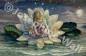 Preview: Josephine Wall, Horizons Ausschnitt, ca. 88x55cm, 120 Farben, runde Steine, Vollbild