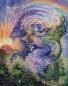 Preview: Josephine Wall, Sternzeichen Steinbock, 90x72cm, 250 Farben, eckige Steine, Vollbild
