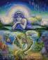 Preview: Josephine Wall, Star Sign Pisces, 90x72cm, 260 Colours, Square Stones, Full Image