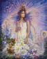 Preview: Josephine Wall, Sternzeichen Jungfrau, 100x80cm, 240 Farben, runde Steine, Vollbild