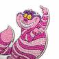 Preview: Diamond Painting Aufsteller, "Cheshire Cat" Crystal Art Buddies