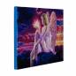 Preview: Diamond Painting Bild mit LED Beleuchtung, Angel Dust, runde Diamanten, ca. 50x40cm, Teilbild
