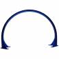 Preview: Bogenleuchte / Bogenlampe, Halbmond (ohne LED), 94 x 57,8 cm, blau