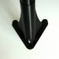 Preview: Bogenleuchte / Bogenlampe, Halbmond (ohne LED), 94 x 57,8 cm, schwarz