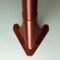 Preview: Bogenleuchte / Bogenlampe, Halbmond (ohne LED), 94 x 57,8 cm, kupfer