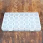 Preview: Sortierbox mit 28 Fächern, aufgeteilt in 7 Reihen mit 4 Boxen fest verschließbare Deckel