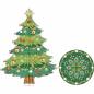Preview: Christbaum Aufsteller - mit Strass- und Sondersteinchen zum Painten, ca. 26x19,5cm ohne Tool-Set