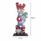 Preview: Aufsteller Wichtel Welcome - mit Strass- und Sondersteinchen zum Painten, ca. 29x12cm