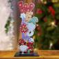 Preview: Aufsteller Wichtel Welcome - mit Strass- und Sondersteinchen zum Painten, ca. 29x12cm
