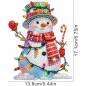 Preview: Diamond Painting Snowman Display with Bobble Head