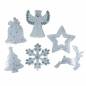 Preview: Diamond Painting Christmas Tree Decoration with Pendant, 6 Pieces