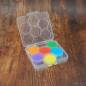 Preview: Diamond Painting Wax, colorful, hexagonal, set of 6 colors