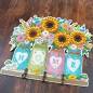 Preview: Diamond Painting Hakenleiste, Sonnenblumen HOME