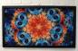 Preview: Diamond Painting Bild, Wirbelndes Mandala, runde Steinchen, 50x90cm, 40 Farben, Vollbild