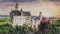 Preview: Diamond Painting Bild, Schloss Neuschwanstein in der Dämmerung, 90x50cm, 50 Farben, eckige Steine, Vollbild