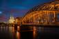 Preview: Vorlage (ohne Steine) Köln, 60x90cm, 50 Farben, für eckige Steine, Vollbild
