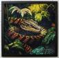Preview: Diamond Painting Bild, Schlange, eckige Steinchen, 60x60cm, 35 Farben, Vollbild