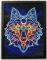 Preview: Wolf, Glow in the dark - Nachtleuchtend, eckige Steine, 50x65cm,  43 Farben, Vollbild
