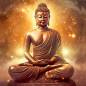 Preview: Diamond Painting Bild, Buddha, runde Steinchen, 60x60cm, 46 Farben, Vollbild