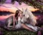 Preview: Anne Stokes, Pure Heart - Sunset, 75x90cm, 70 Farben, eckige Steine, Vollbild