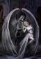 Preview: Anne Stokes, Dance with Death, 70x100cm, 60 Farben, eckige Steine, Vollbild