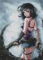 Preview: DrakeTurtle, Gun Girl, eckige Steine, ca. 50x70cm, 55 Farben, Vollbild