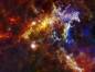 Preview: NASA - Big Babies in the Rosette Nebula, 70x90cm, 80 Farben, eckige Steine, Vollbild