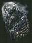 Preview: Sarah Richter, Dark Unicorn, 60x79cm, 30 Farben, eckige Steine, Vollbild