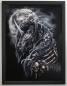 Preview: Sarah Richter, Dark Unicorn, 60x80cm, 30 Farben, runde Steine, Vollbild