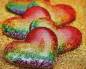 Preview: Diamond Painting picture, hearts, square stones, approx.80x64cm, 275 colors, full screen
