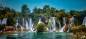 Preview: Diamond Painting Bild, Wasserfall, ca. 112x50cm, 175 Farben, runde Steinchen