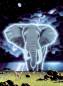 Preview: Schim Schimmel, Spirit of Africa, Nachtleuchtend, eckige Steine, ca. 75x100cm, 65 Farben, Vollbild