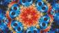 Preview: Diamond Painting Bild, Wirbelndes Mandala, runde Steinchen, 50x90cm, 40 Farben, Vollbild