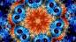 Preview: Diamond Painting Bild, Wirbelndes Mandala, runde Steinchen, 50x90cm, 40 Farben, Vollbild