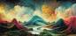 Preview: Color out of Place - Softness, 60x125cm, 60 Farben, runde Steine, Vollbild