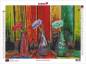 Preview: Diamond Painting Bild, Farbenfrohe Vasen, runde Steinchen, 61 Farben inkl. 4 AB, 50x70cm, Vollbild