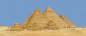 Preview: Diamond Painting Bild, Pyramiden, runde Steinchen, 50x120cm, 29 Farben, Vollbild