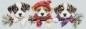 Preview: Diamond Painting Bild, Hundebabies, 120x40cm, 68 Farben inkl. AB & Feensteine, runde Steine, Vollbild