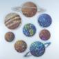 Preview: Planets, can be used as fridge magnets, set of 8 for painting